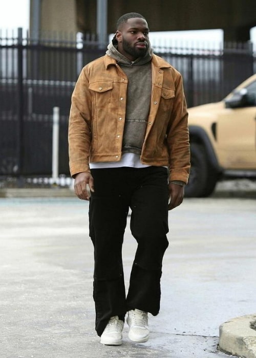 Moro Ojomo at Lincoln Financial Field in January 2025
