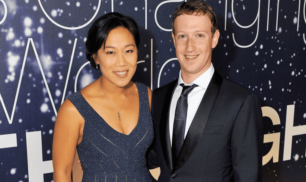 Priscilla Chan and her husband, Mark Zuckerberg