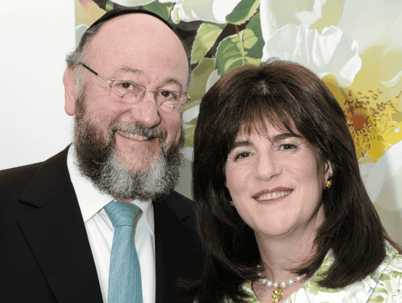 Ephraim Mirvis with his wife, Valerie