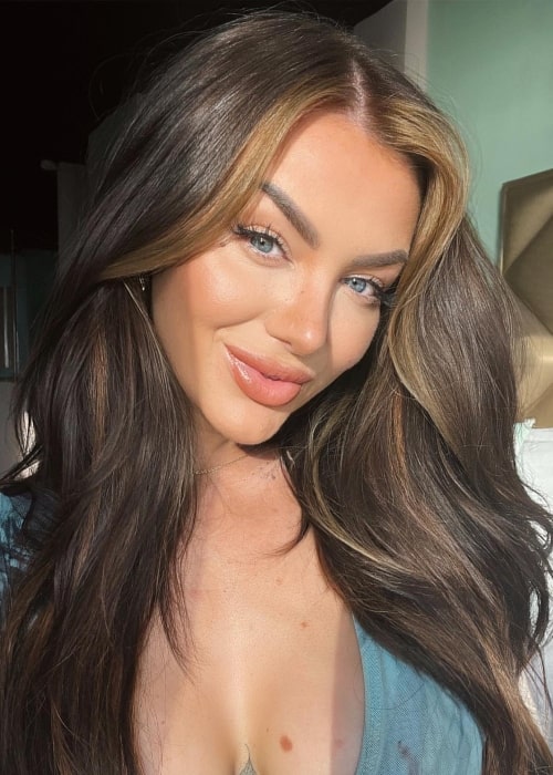 Abigail Rawlings as seen in a selfie that was taken in September 2023, in Ibiza