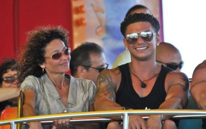 Pauly D and his mother. Pauly D mother